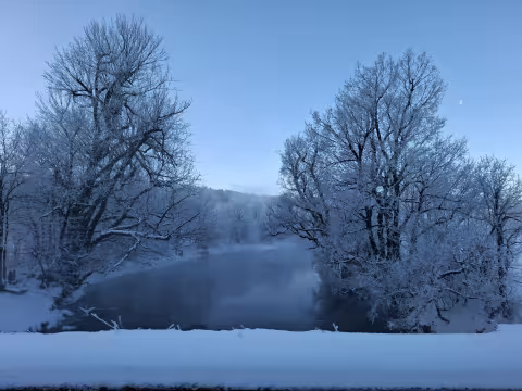 Paesaggiio innevato a -17 !